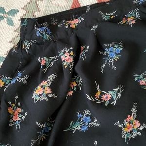 Vintage Floral Midi Skirt Sag Harbor